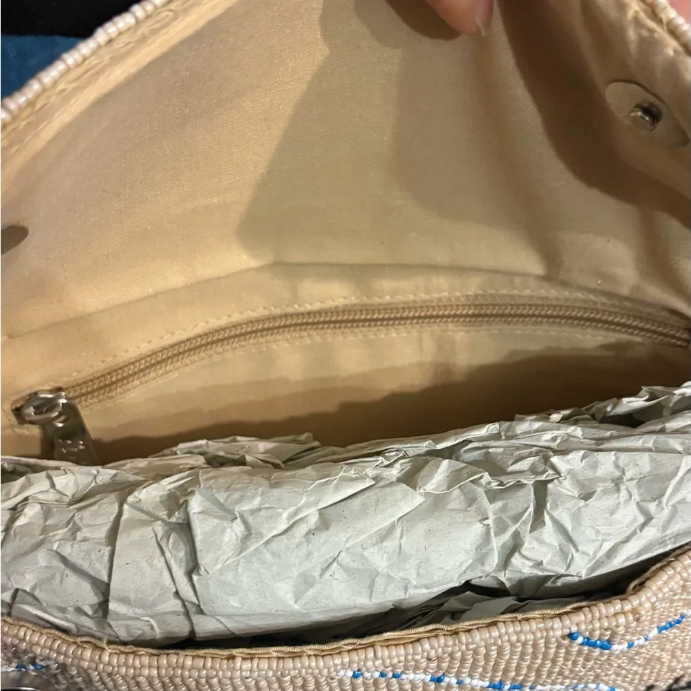 America & Beyond *FLAWED Celestial Evil Eye Beaded Bag Viral Blogger Favorite - Picture 9 of 10